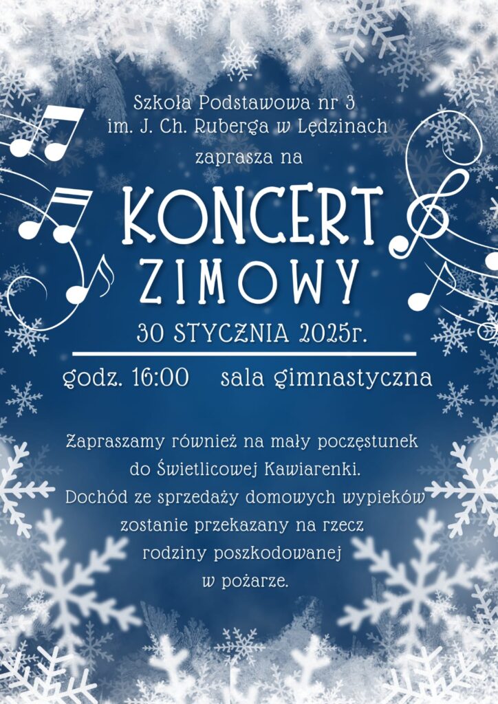 Zapraszamy na Koncert Zimowy!